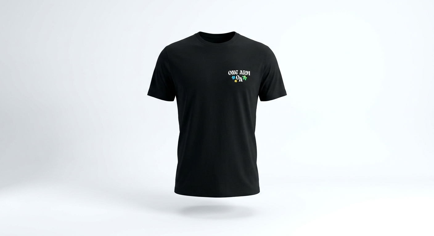black tee